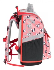 Školní batoh Zippy Doggie - s plyšovým povrchem a pláštěnkou