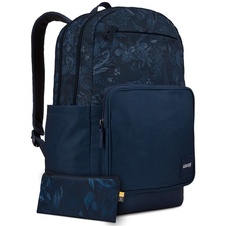 Studentský batoh s kapsou na notebook 15,6" Query - olivový vzor / kmínově hnědá