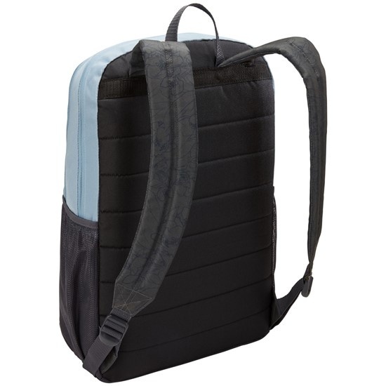 Studentský batoh s kapsou na notebook 15,6" Uplink - světle modrý / šedý se vzorem