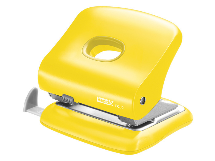 Rapid Fashion FC30 kancelářský děrovač žlutá