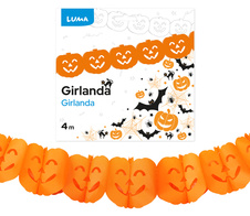 Girlanda papírová - 4 m / dýně