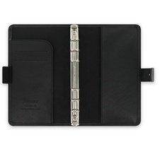 Filofax Saffiano A6 osobní compact týdenní černá