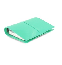 Filofax Domino Patent A6 osobní týdenní ledově zelená