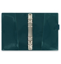Filofax Domino Patent A6 osobní týdenní tmavě zelená + tečky
