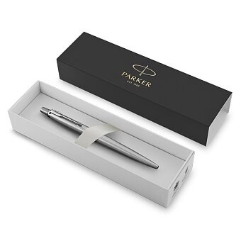 Kuličkové pero Parker Jotter Stainless Steel  - stříbrná