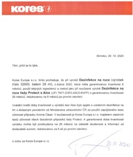 Dezinfekce na ruce Kores 1 l