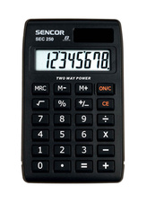 Kalkulačka Sencor SEC 250 - displej 8 míst