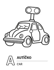 Omalovánky A5 - Moje hračky a abeceda