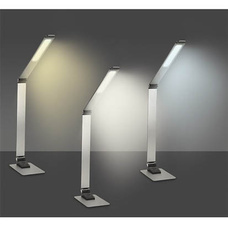 Lampa LED stmívatelná - stříbrná