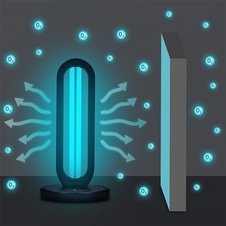 UV lampa pro dezinfekci prostor - černá