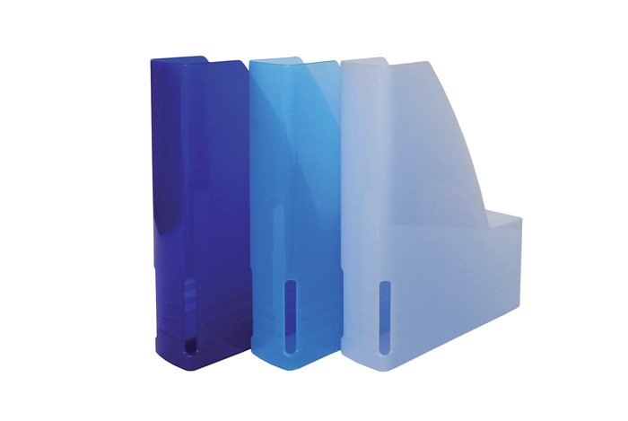 Stojan na spisy Office  -  modrá / matová