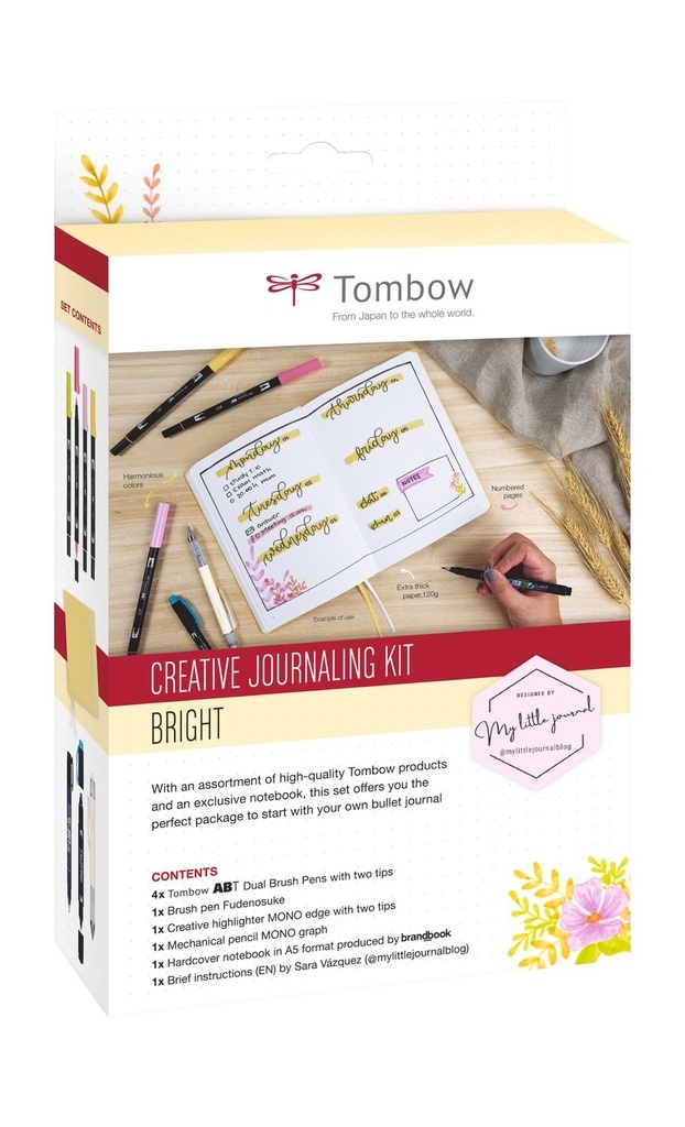 Kreativní sada Tombow Bullet journal Bright