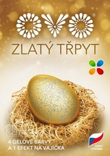 Tekuté barvy na vajíčka OVO® - efekt zlatý třpyt