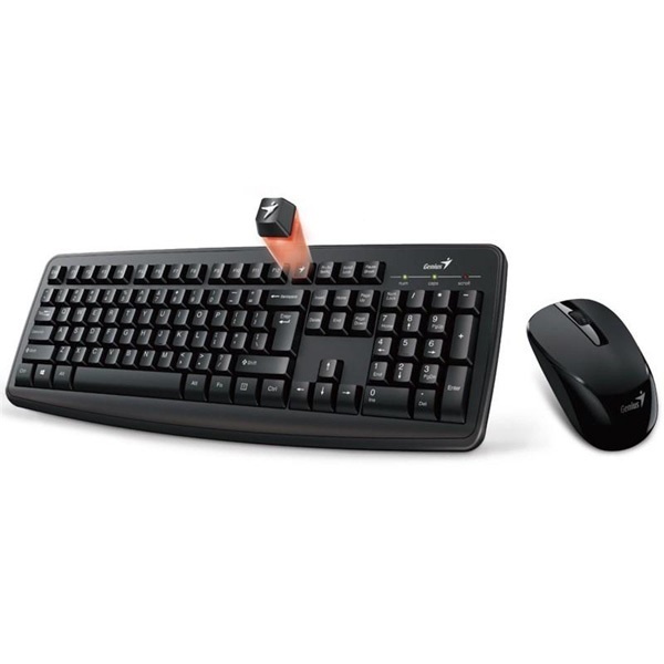 Set klávesnice + myš Genius Smart KM-8100 - černá / bezdrátová