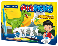 Sada foukacích popisovačů Centropen Air Pens Dinosaur 5+1
