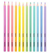Pastelky Kores PASTEL trojhranné / 12 barev