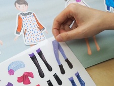 Omalovánky samolepicí - Kreativní sada - Moje kouzelná šatna (ZIMA)