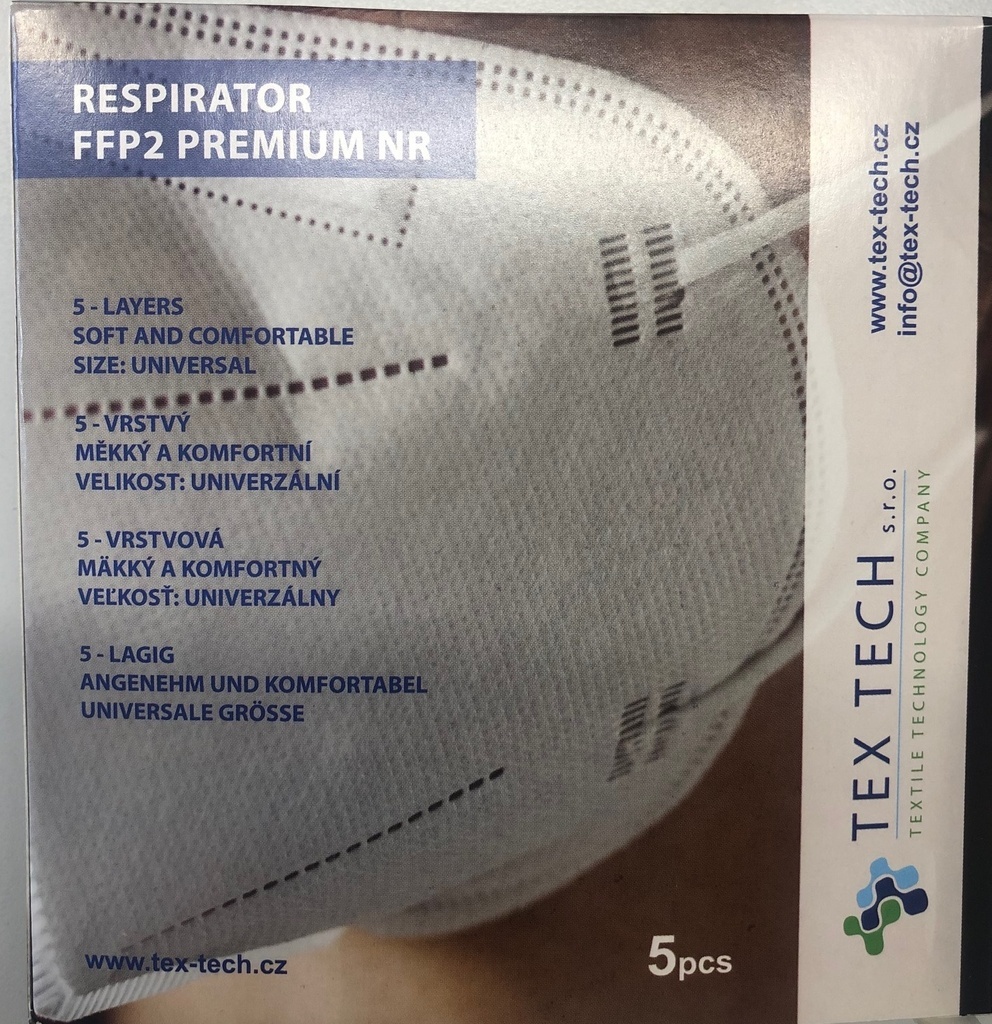 Respirátor FFP2 - česká výroba