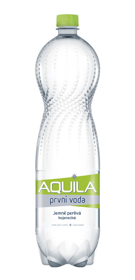 Aquila voda bez příchutě - jemně perlivá / 1,5 l