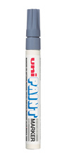 Popisovač UNI PAINT PX-20 lakový Medium / šedá