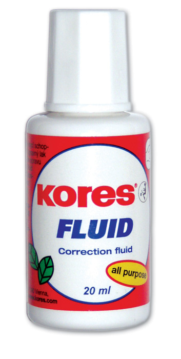 Opravné laky Kores Fluid - 20 ml – štěteček