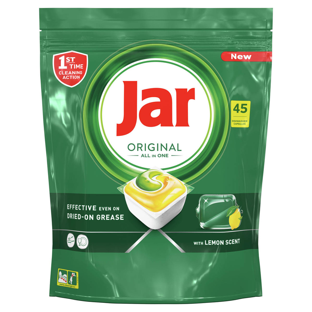 JAR All in one tablety do myčky 45 ks / citron