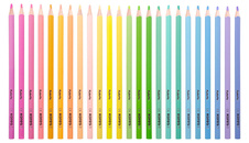 Pastelky Kores PASTEL trojhranné / 24 barev