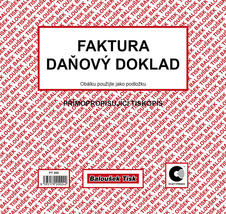 Baloušek faktura daňový doklad - A4 / 2/3 / 50 listů / NCR / PT200