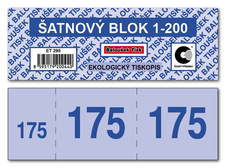 Šatnové bloky Baloušek 135 x 47 mm / 1-200 / 8 odstínů barev / ET295