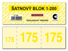 Baloušek šatnové bloky - 135 x 47 mm / 1-200 / 8 odstínů barev / ET295