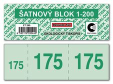 Baloušek šatnové bloky - 135 x 47 mm / 1-200 / 8 odstínů barev / ET295