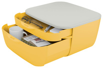 Zásuvkový box Leitz COSY - teplá žlutá