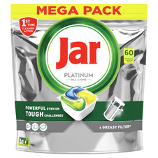 Jar tablety do myčky Platinum Yellow - 60 ks