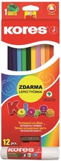 Kores Kolores pastelky trojhranné - 12 barev