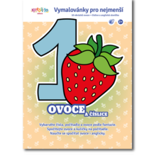 Vymalovánky Kresli.to - Ovoce a číslice