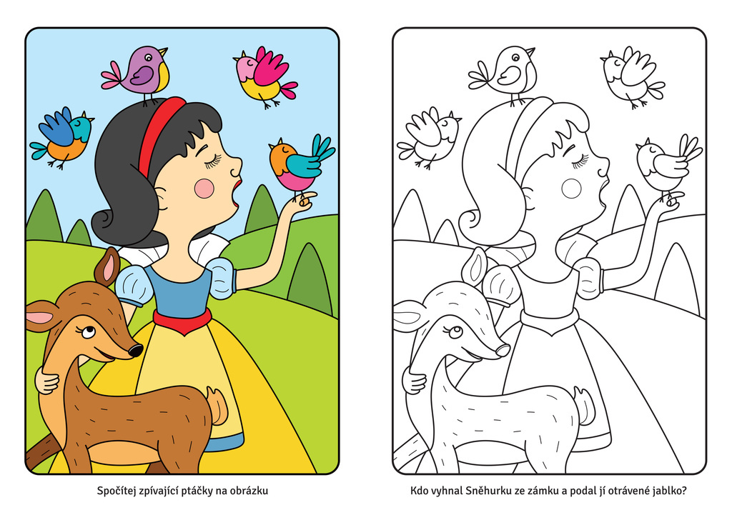 Omalovánky Kresli.to - Nejkrásnější princezny