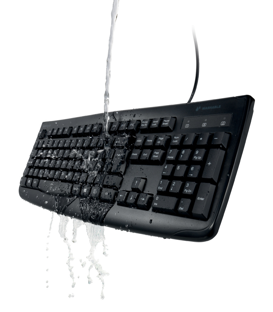 Omyvatelná USB klávesnice Kensingtor ProFit® - černá