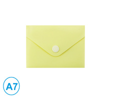 Spisové desky s drukem LUMA - A6 / pastelová žlutá