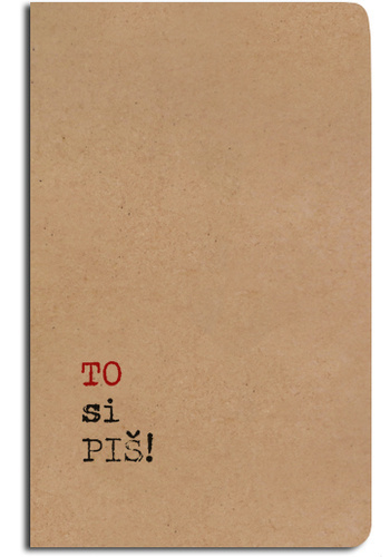 Notes linkovaný - A5 - kraft - to si piš