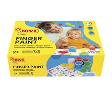 Prstové barvy JOVI - 6 x 125 ml