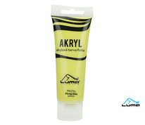 Akrylová barva LUMA - PASTEL / 75 ml / žlutá