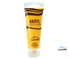 Akrylová barva LUMA - PASTEL / 75 ml / oranžová