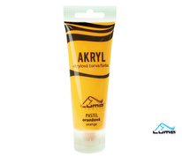 Akrylová barva LUMA - PASTEL / 75 ml / oranžová
