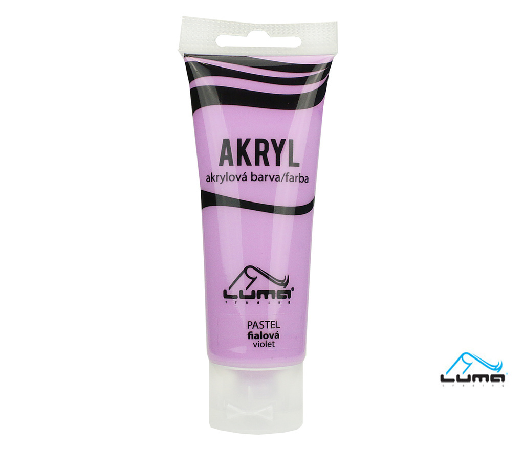 Akrylová barva LUMA - PASTEL / 75 ml / fialová