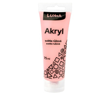 Akrylová barva LUMA - 75 ml / světle růžová