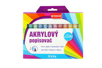 Akrylové popisovače LUMA / 12 barev