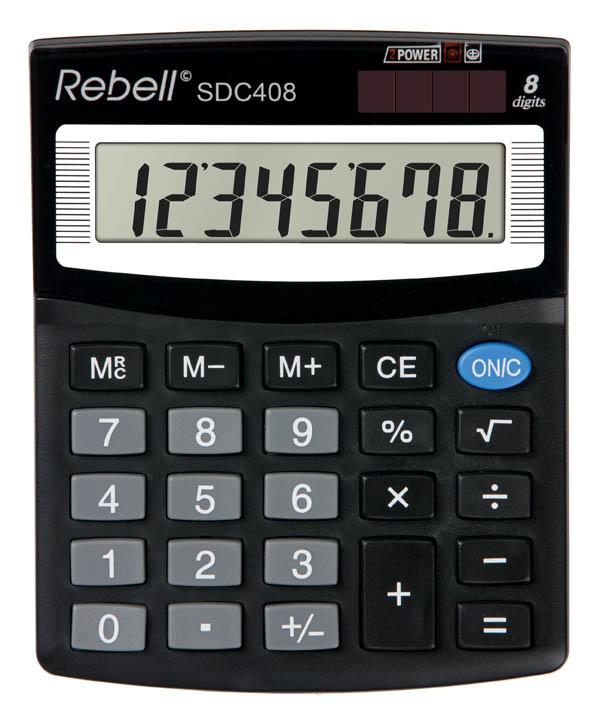 Kalkulačka Rebell SDC408+ displej 8 míst
