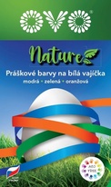 Barvy OVO® NATURE - 3 barvy / modrá, zelená, oranžová