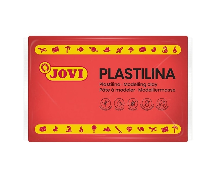 Plastelína JOVI - 350 g / červená