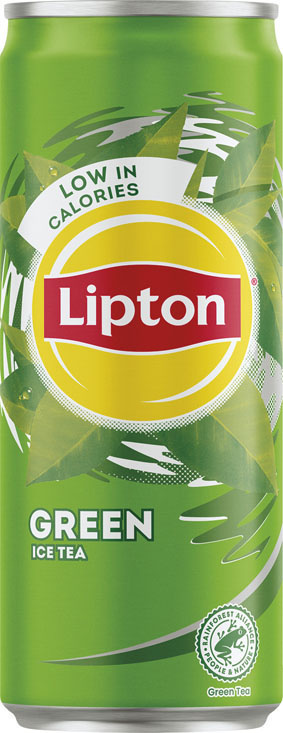 Lipton ledový čaj Ice Tea Green 0,33 l plech